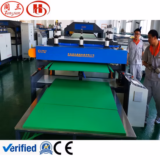 Fabricante profissional máquina de folha oca PP/máquina de fabricação de caixa ondulada de folha ondulada de plástico PP