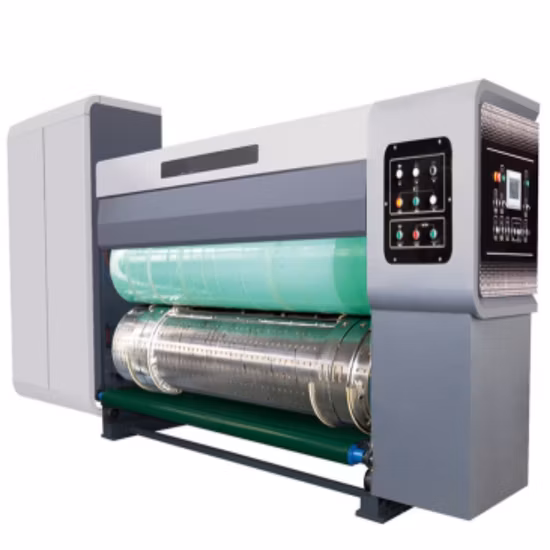 Máquina ondulada da cartonagem do OEM/ODM que imprime a máquina de corte e vinco da caixa da impressão de Flexo